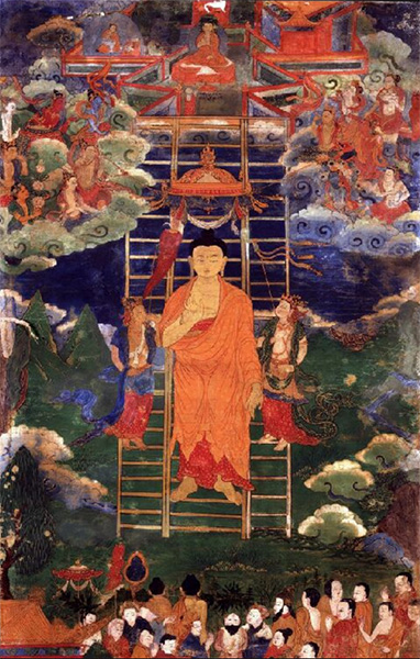 Ganapuja: Buddha Shakyamuni's Descent from Heaven